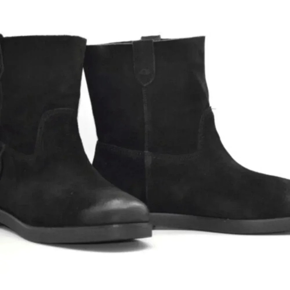 Ugg Black leather suede Boots - Josephine size 9 - Picture 2 of 5